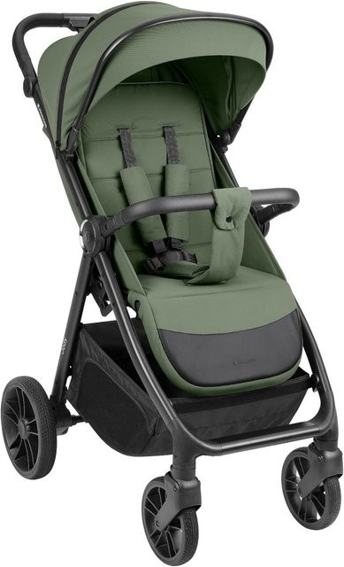 Kikkaboo Buggy Jody Kinderwagen mit Federung und PU-Rädern in Grün - Bild 1