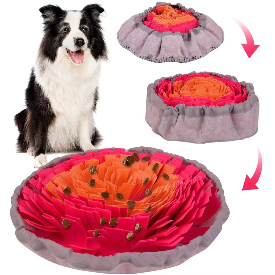 BJAYPET Schnüffelmatte aus Filz, Waschbare Langsam-Fütterungsmatte, Spielzeug - Bild 2
