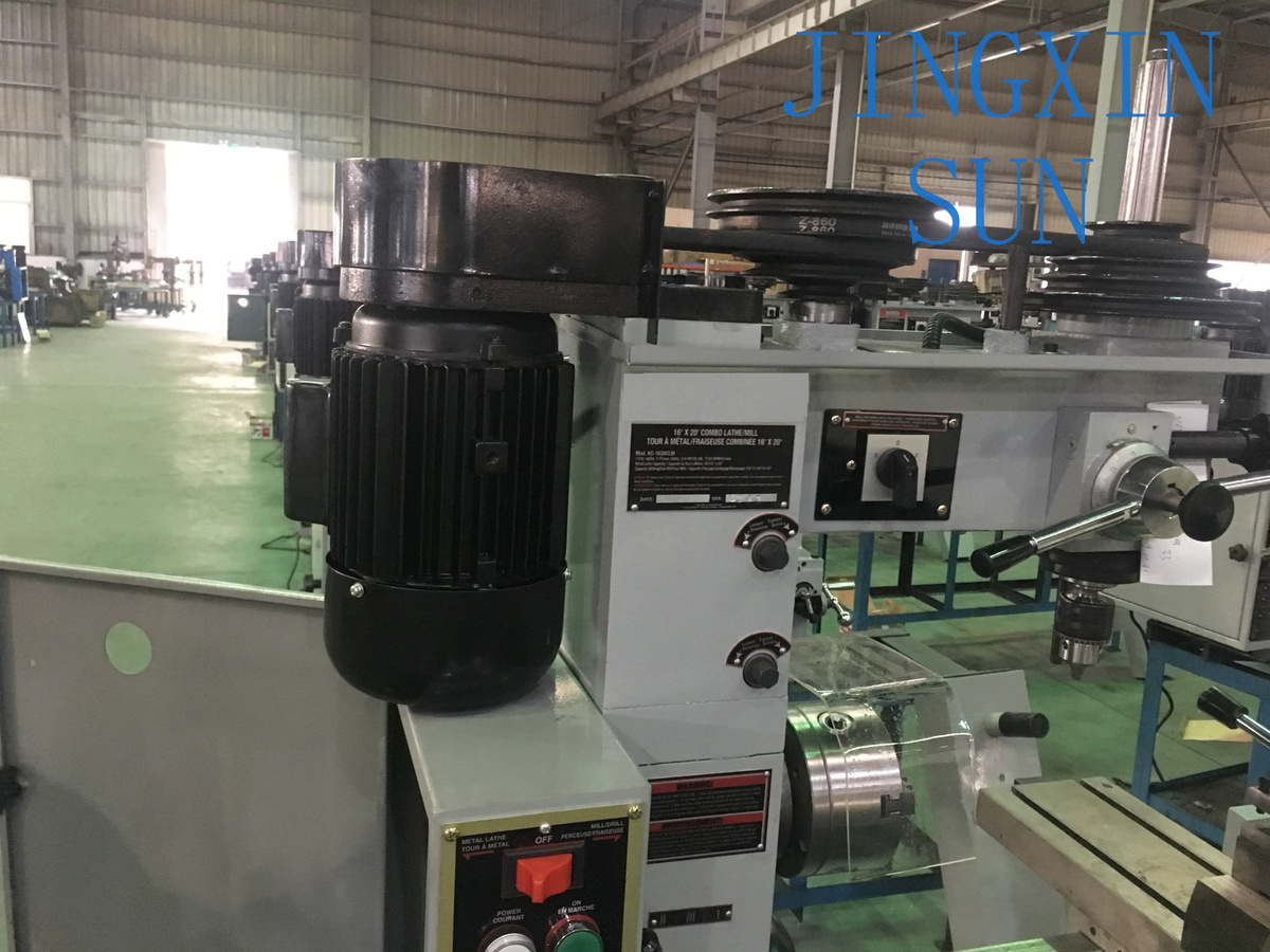 Mühle HQ500 Mehrzweckmaschine als Drehmaschine Combo zum Bohren und Fräsen in Blau - Bild 2