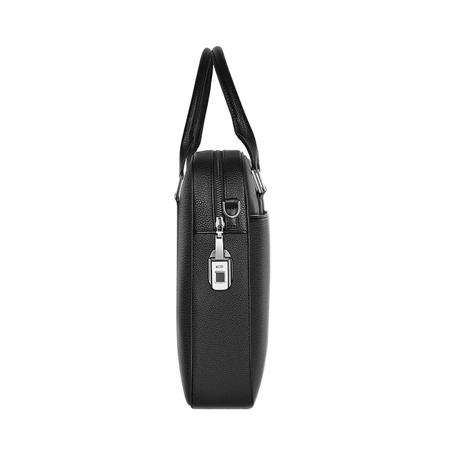 WiWU Master Fingerprint Lock Laptop Aktentasche in Schwarz für MacBook Pro 16,2 Zoll und MacBook Air 15,3 Zoll mit Anti-Diebstahl-Funktion - Bild 3