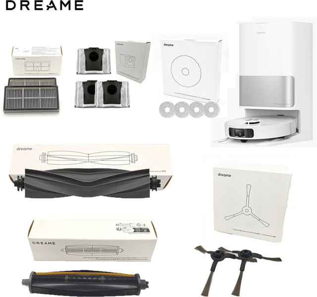 Dreame L10s Ultra Gen 2 Zubehör Set mit Seitenbürsten, Gummi-Hauptbürsten, Filtern, Mopps und Staubbeuteln für D30 Ultra Ersatzteile - Bild 1