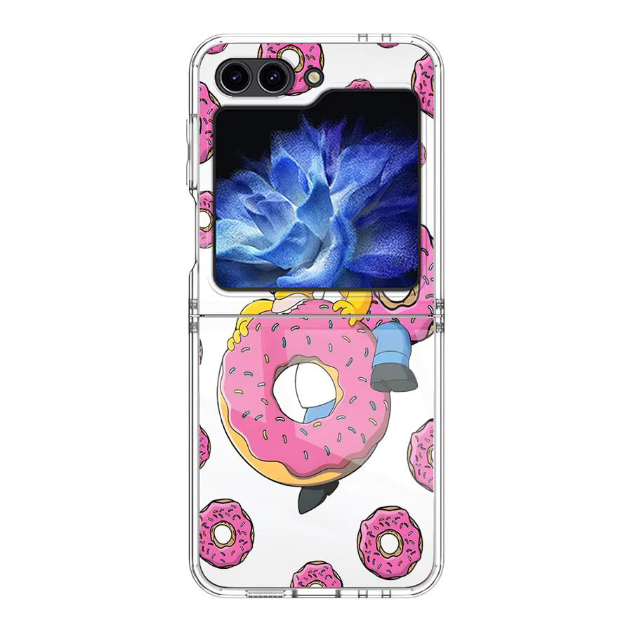 Harte Handyhülle Simpson Donut für Samsung Galaxy Z Fold (Modelle Z Fold 3 bis Z Fold 7) in Multicolour - Bild 2