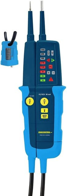 Pancontrol PAN MV-1000A Analoger Spannungsprüfer und Durchgangsprüfer 12-1000 V in Blau - Bild 1