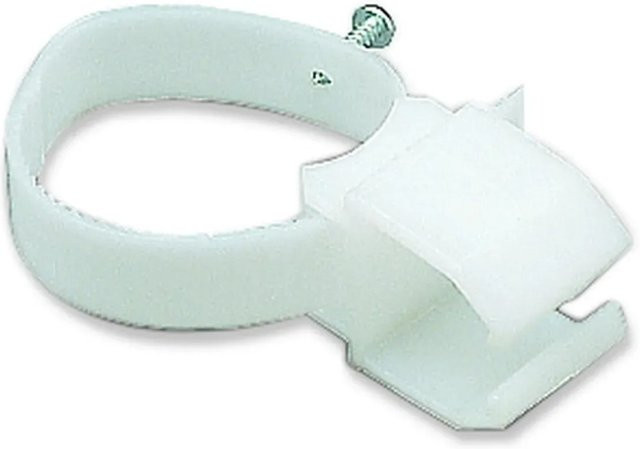 Gardinia U-Halter variabel aus Kunststoff, Weiß, 2er Pack - Bild 1