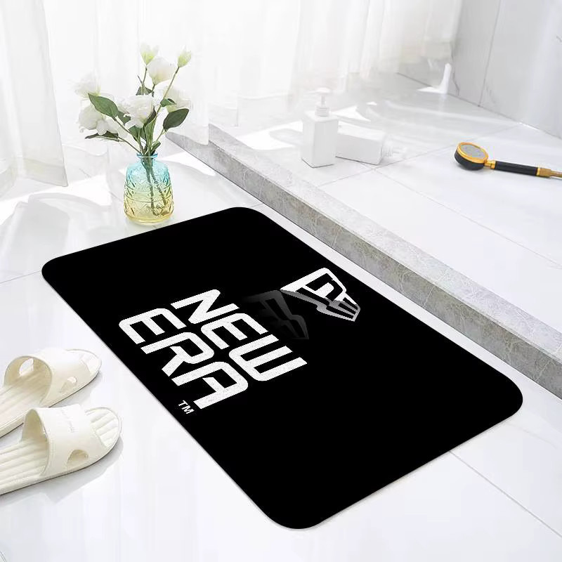 N-NewS E-Era Bodenmatte Schwarz, saugfähige und schmutzabweisende Fußmatte aus Polyester, B/T: 60 x 40 cm - Bild 5