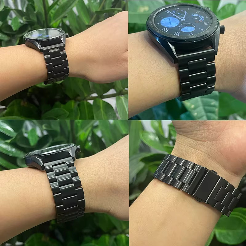 CAOWTAN Uhrenarmband Edelstahl, Silber, Unisex - Bild 2