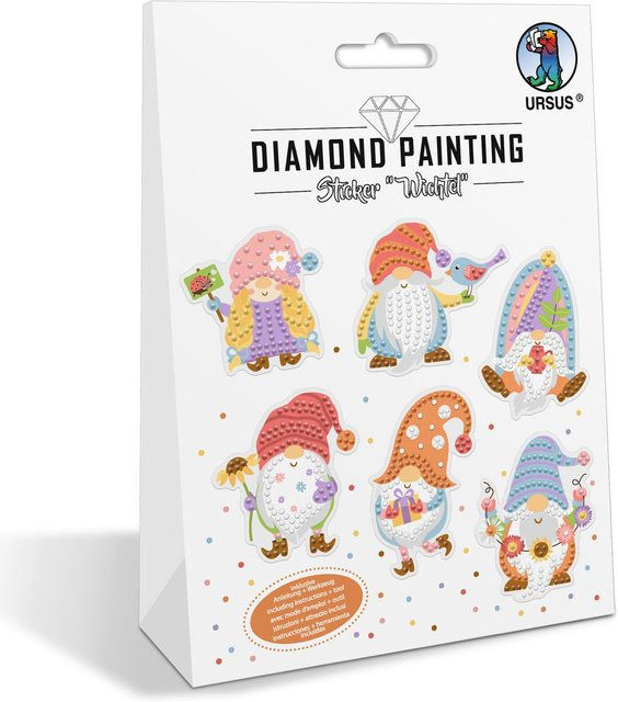 URSUS Diamond Sticker Wichtel Bunt / Mehrfarbig - Bild 1