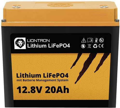 Liontron LI1220LX Spezial-Akku LiFePo-Block LiFePO 4 12.8V 20Ah in Gelb - Bild 1