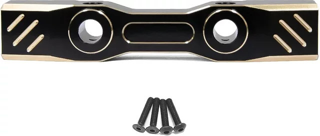 TIMEA Upgrade-Teil für 1/7 RC-Car-Kletterfahrzeuge, vorderer Querträger aus Messing und Metallstoßstange - Bild 1