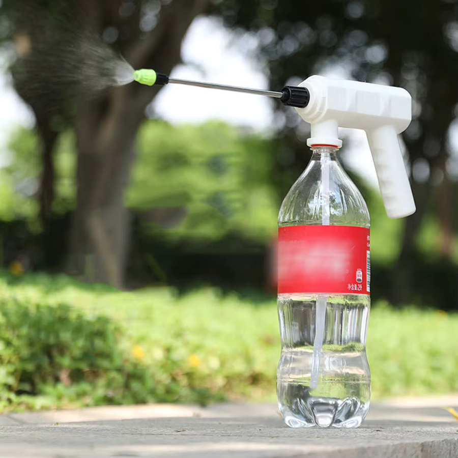 Alloet Hochdruck-Elektrosprühflasche in Weiß mit wiederaufladbarem Akku für Haus und Garten - Bild 2