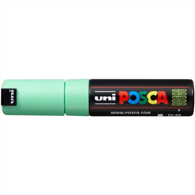 uni POSCA-Marker PC-8K mit 8mm Keilspitze in Hellgrün - Bild 1