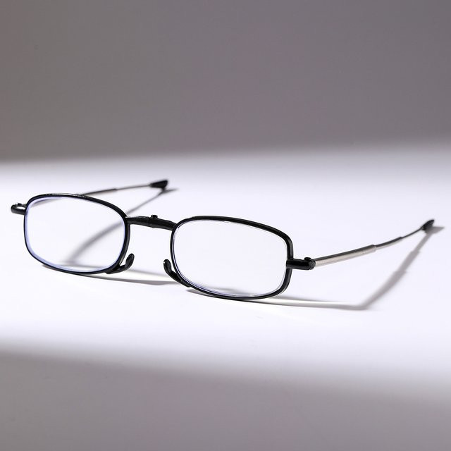 Glazzy Lesebrille, Metall, Vollrand, Schwarz - Bild 1
