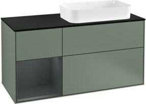 V&B Waschtischunterschrank Finion in Lackoptik, Breite: 120 cm, Tiefe: 50,1 cm, Höhe: 50,1 cm - Bild 1