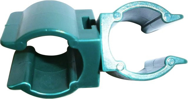 Peacock Drehbare Kupplung Grün aus Stahlblech 16 mm, 3 Stück - Bild 1