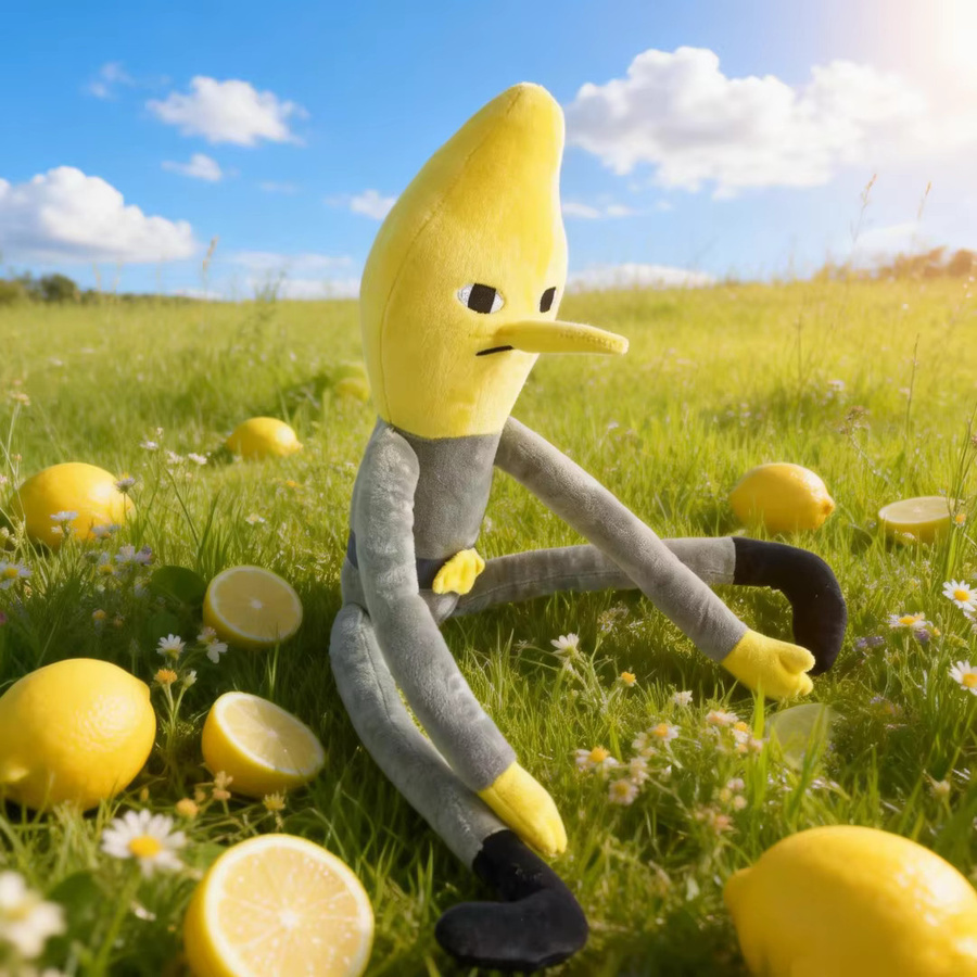 BOOKFONG Duke of Lemon, Spiel-Plüschpuppe, Gelb - Bild 5