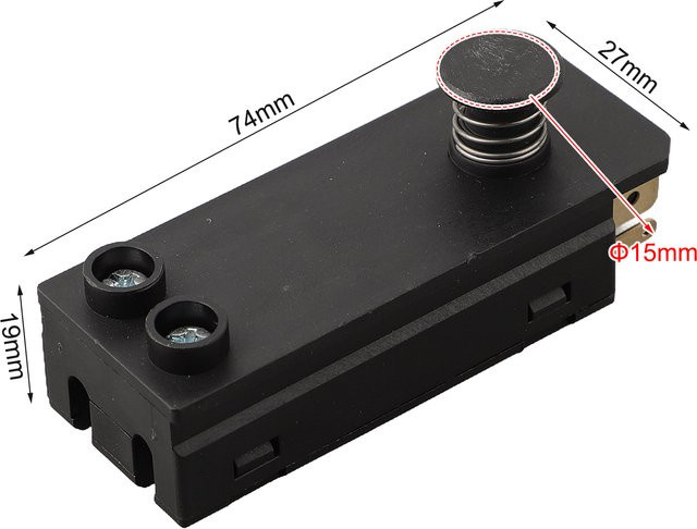 Bosch Ersatzschalter für Elektro-Meißel GSH11E in Schwarz (Artikelnummer 1617200048) - Bild 1