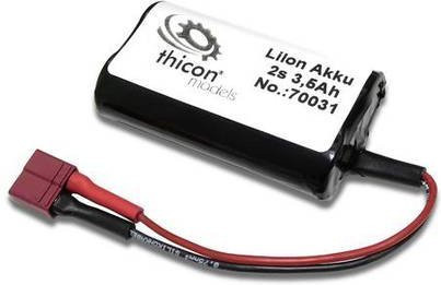 Thicon Models Modellbau-Akkupack LiIon 7.4V 3.5Ah mit T-Stecker - Bild 1