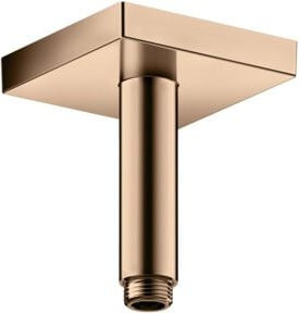 Hansgrohe Deckenanschluss eckig in Poliert Rotgold mit 1/2 Zoll Anschluss - Bild 1
