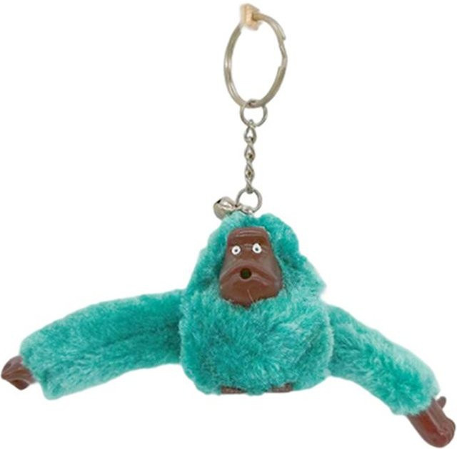 Geraniuma Schlüsselanhänger Plüsch Affe, Kinder, blau - Bild 1