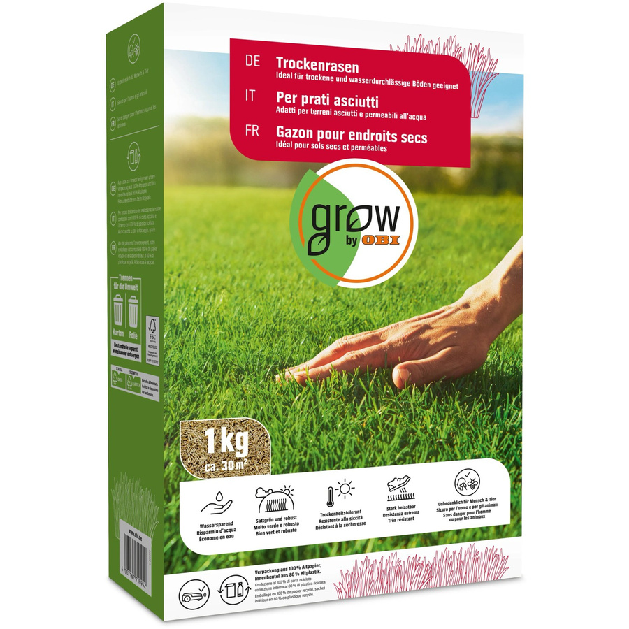 Living Nature Trockenrasen Saatgut, 1 kg - Bild 2