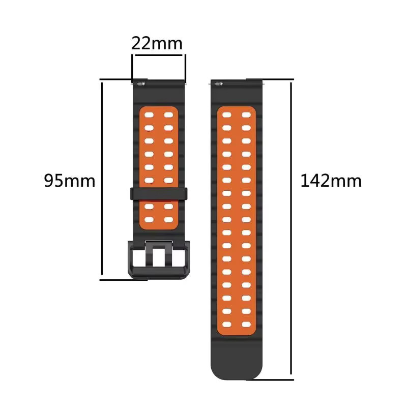 Nothing Uhrenarmband Silikon, 22 mm, Schwarz, Unisex - Bild 4