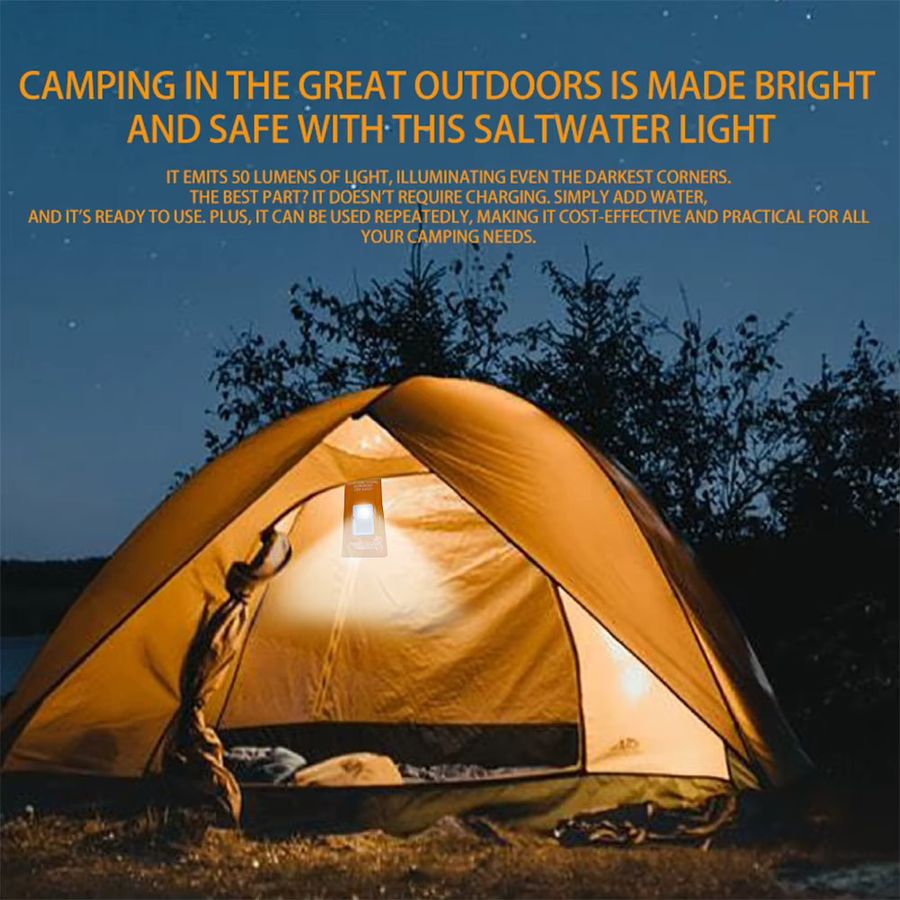 Alloet LED Outdoor Camping Lampe 50LM Tragbare Wasserdichte Notfall Lampe für Reise und Strand - Bild 4