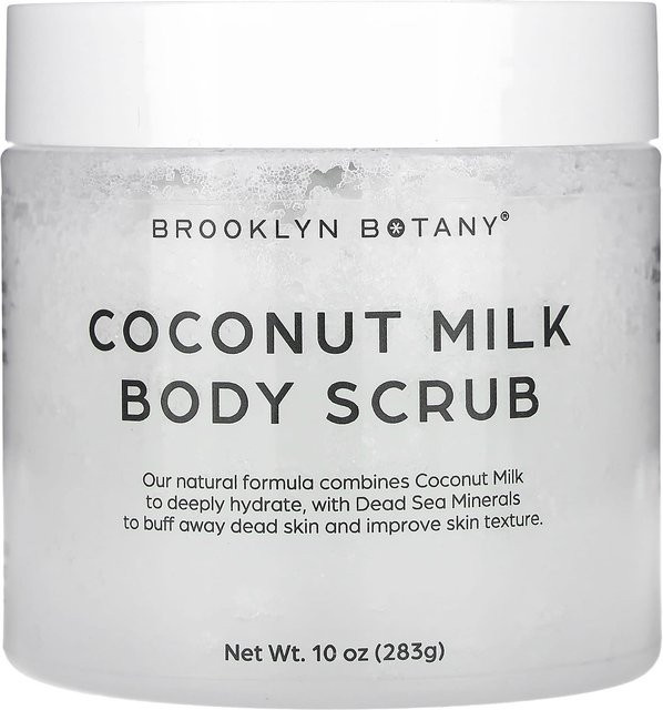 Brooklyn Botany Kokosmilch Körperpeeling, 283 g, Unisex - Bild 1