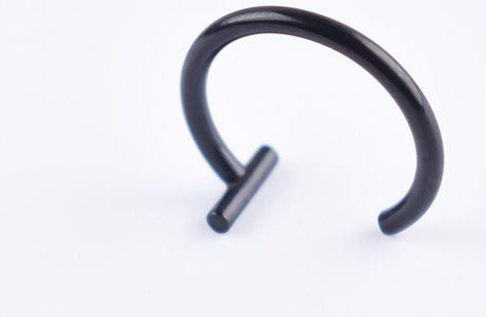 KaiTingu Piercing Ringe, Titan, Schwarz, Unisex - Bild 1