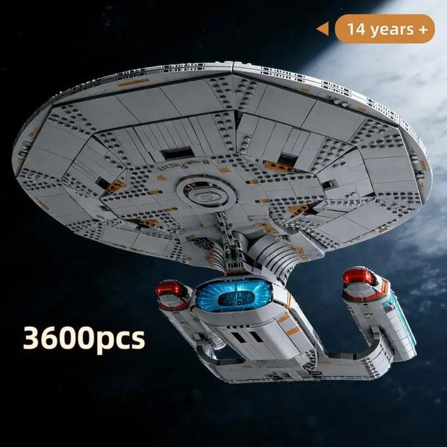 Moc Star Trek Enterprise, Bausteine, 3600 Teile, ab 14 Jahren - Bild 1