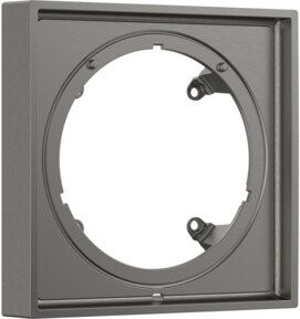 Hansgrohe Verlängerungsrosette 22mm in Brushed Black Chrome, B/B: 17 x 17 cm - Bild 1
