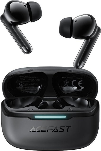 Acefast W5 TWS Bluetooth-Freisprecheinrichtung mit ANC in Schwarz - Bild 1