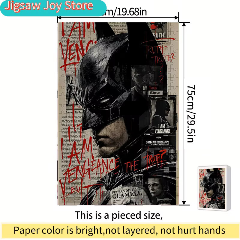 Warner Bros. Batman Collage-Kunstdesign, Puzzle, ab 14 Jahren - Bild 3