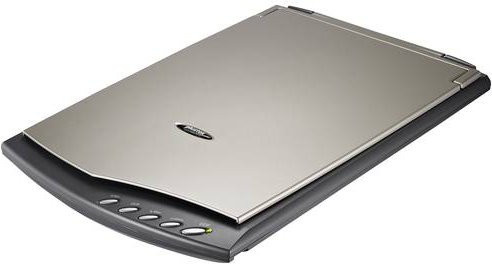 Plustek OpticSlim 2610 Pro Flachbettscanner A4 in Silber mit 1200 x 1200 dpi und USB-A Anschluss - Bild 1