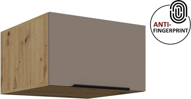 Küchen Aufsatzschrank ARIA Sandgrau matt mit Anti-Fingerprint-Beschichtung Breite: 60 cm - Bild 1