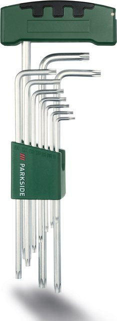 Parkside Kugelkopf Stiftschlüsselsatz TX aus Stahl in Silber - Bild 1