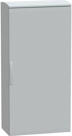 Schneider Electric Polyestergehäuse Bodenstehend Grau mit Abdeckung IP44 B/H/T: 75,0 x 150,0 x 42,0 cm - Bild 1