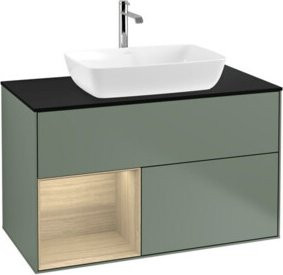 V&B Waschtischunterschrank Finion 100 Wandbeleuchtung in lackierter Ausführung B/T/H: 100 x 50,1 x 50,1 cm - Bild 1