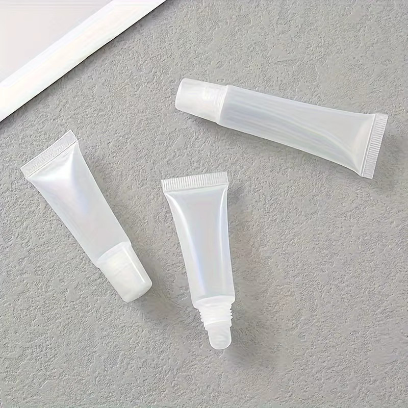 FIGHTYU Lippenbalsam-Röhren, 6 Stück, 5/10 ml, Elfenbein, Glänzend - Bild 2