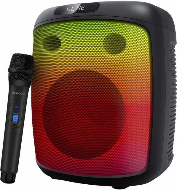 Partycon BASE Power Bluetooth Lautsprecher mit 100W, IPX4, TWS und LED in Schwarz - Bild 1