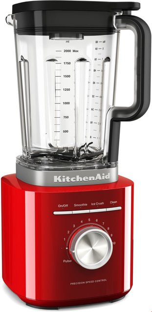 KitchenAid Pure Power Standmixer in Empire Rot mit Glasbehälter 5KSB2073EER - Bild 1