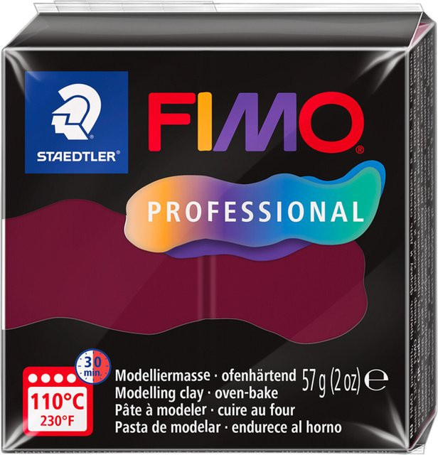 Staedtler FIMO Professional Modelliermasse in Bordeaux Rot - Bild 1