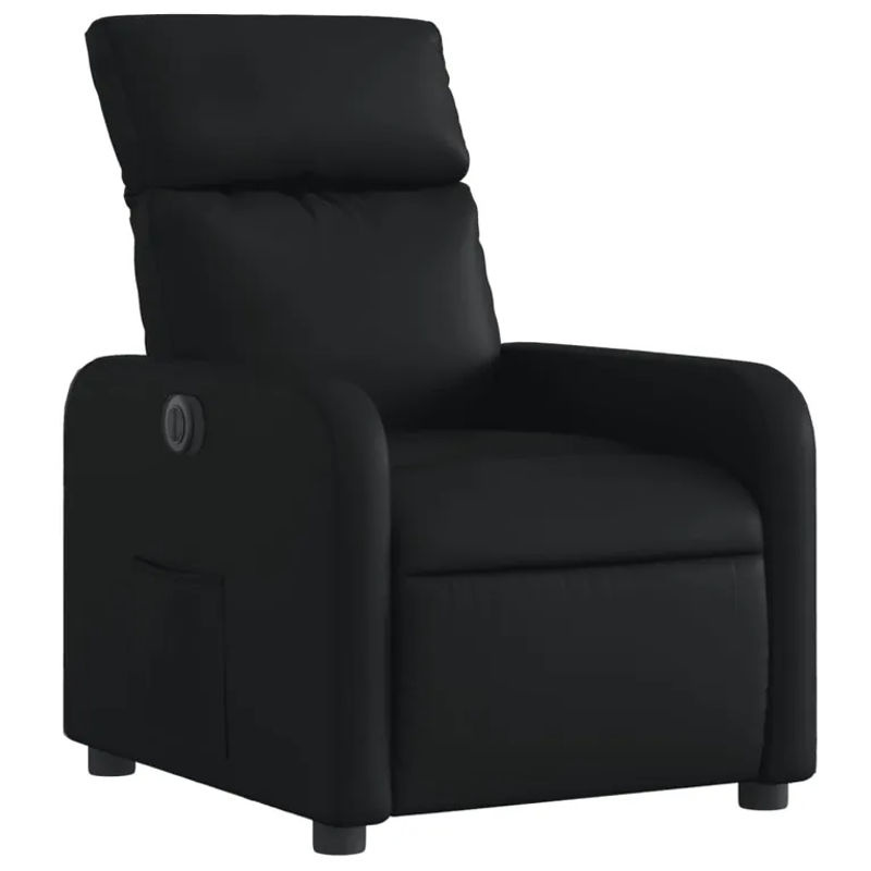 Vidaxl Elektrischer Relaxsessel in Schwarz mit Kunstlederbezug im modernen Design - Bild 2