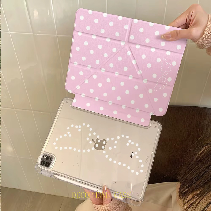 Samsung Galaxy Tab Schutzhülle Multicolored Polka Dots Wings Wave mit 3+Y-Faltung für Galaxy Tab A8 A9 A11 FE S6 Lite S7 S8 S9 S10 FE - Bild 5