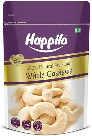 Happilo Cashewkerne ganze Nüsse 200 g - Bild 1