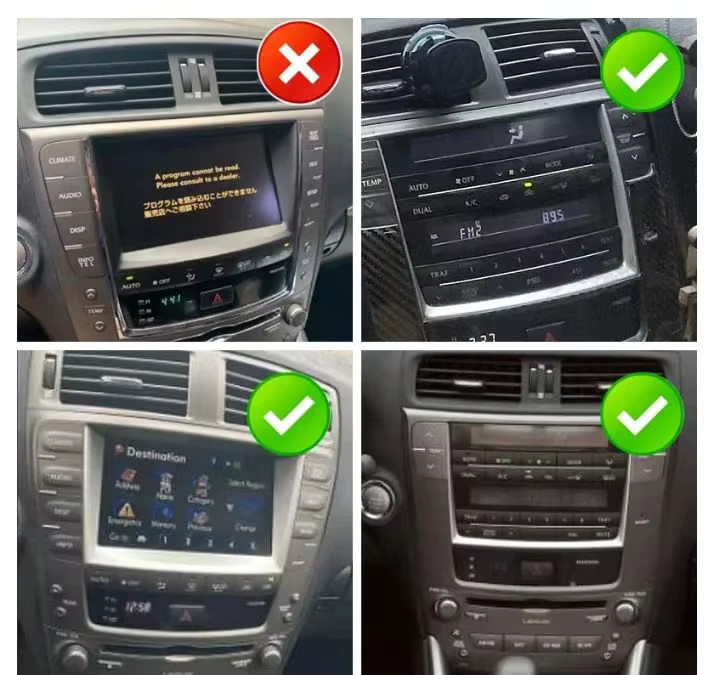TIEYEZ Android 15 Multimedia Autoradio mit 2K Display, Carplay, WIFI, 4G und Bluetooth für Lexus IS250 IS300 IS200 IS220 IS350 (2005-2012), Schwarz - Bild 2