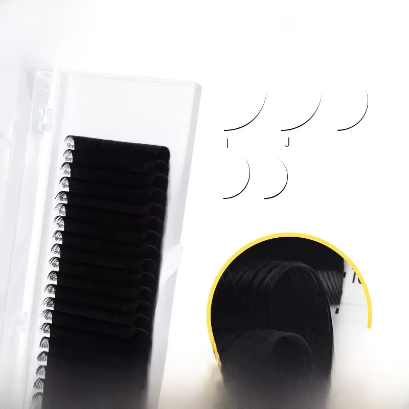 H&L Künstliche Einzelwimpern, schwarz, Unisex - Bild 1
