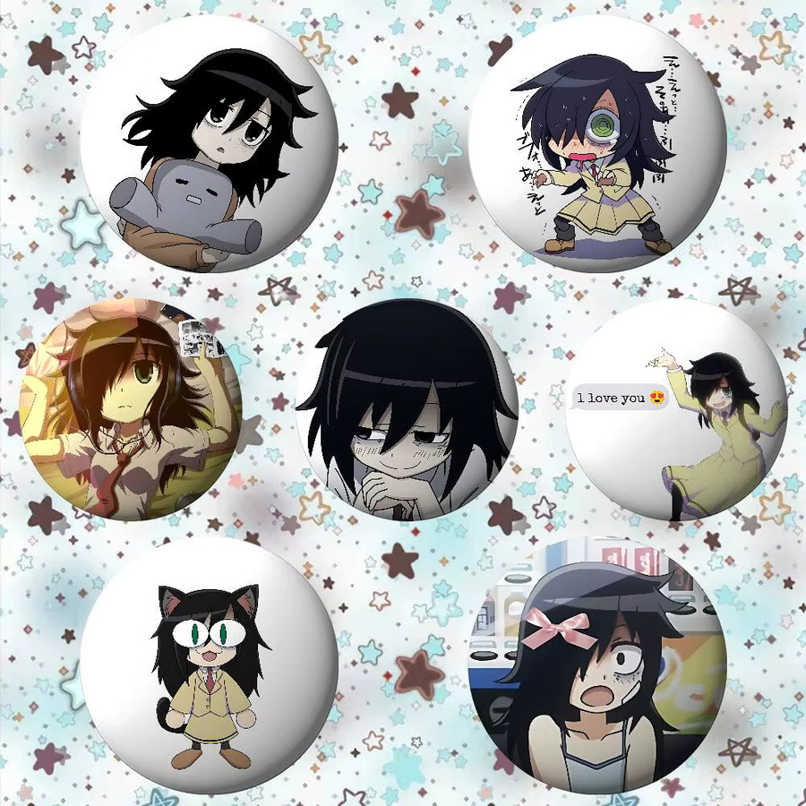 52TOYS Brosche T-Tomoko Kuroki, Weißblech, Metall - Bild 4