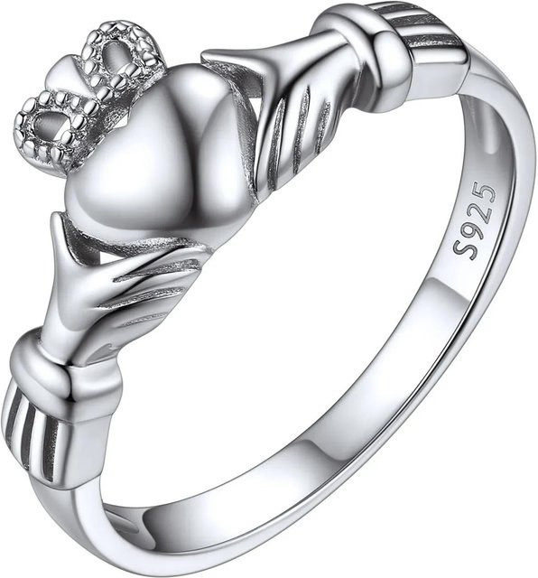 Thunder ii Claddagh Ring, 925 Silber, Damen - Bild 1