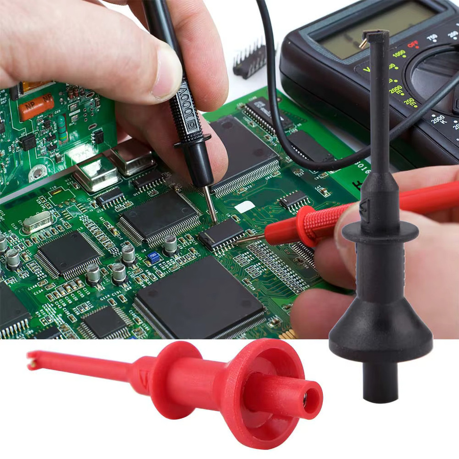 YOSOO Sondenclips für Multimeter-Testklemmen UT C01, 1 Paar Multimeter-Testkabel-Verlängerungshaken und Sondenclips - Bild 4