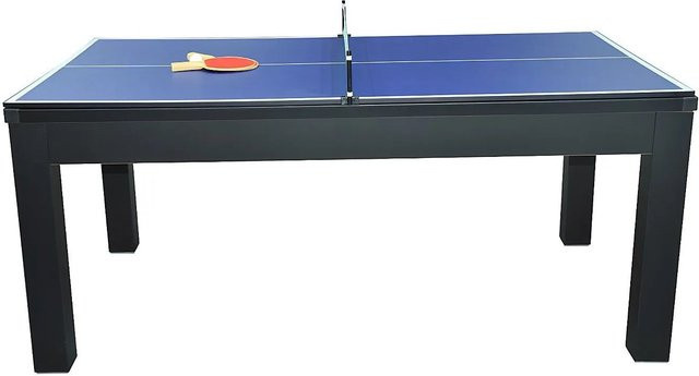Billardtisch Sousa in Schwarz und Blau, B/T/H: 182,8 x 102,0 x 80,0 cm - Bild 1